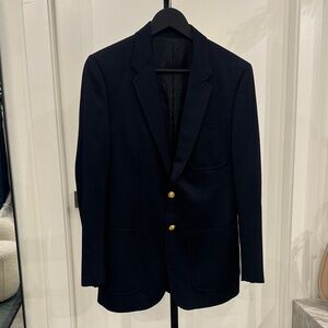 Celine Navy Blazer with gold buttons